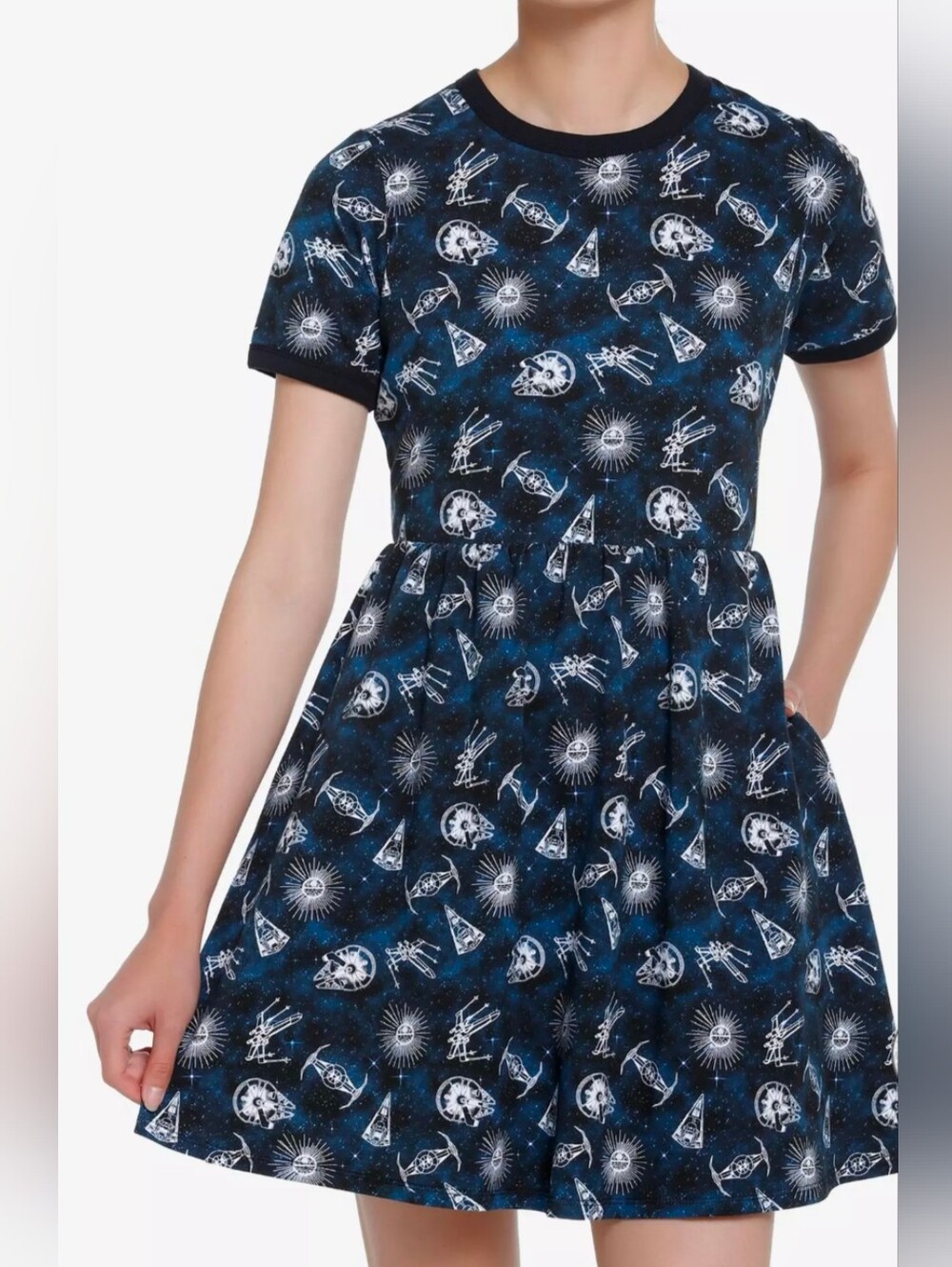 Star Wars Spaceships T-Shirt Dress